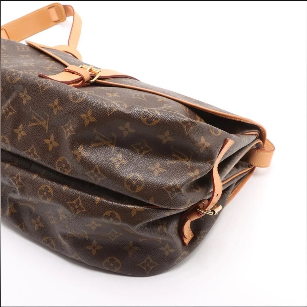 Louis Vuitton Saumur 35 Monogram Shoulder Crossbody Messenger Double Saddle Bag - Picture 9 of 16
